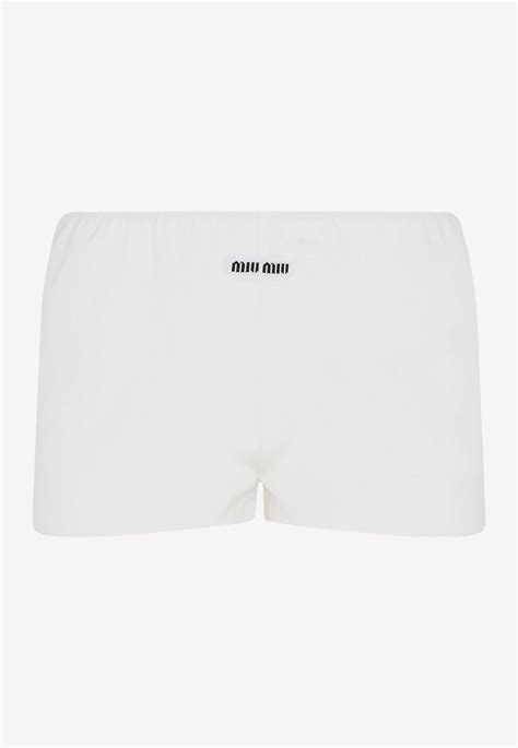 miu miu silk boxers|Miu Miu Floral Print Silk Boxers .